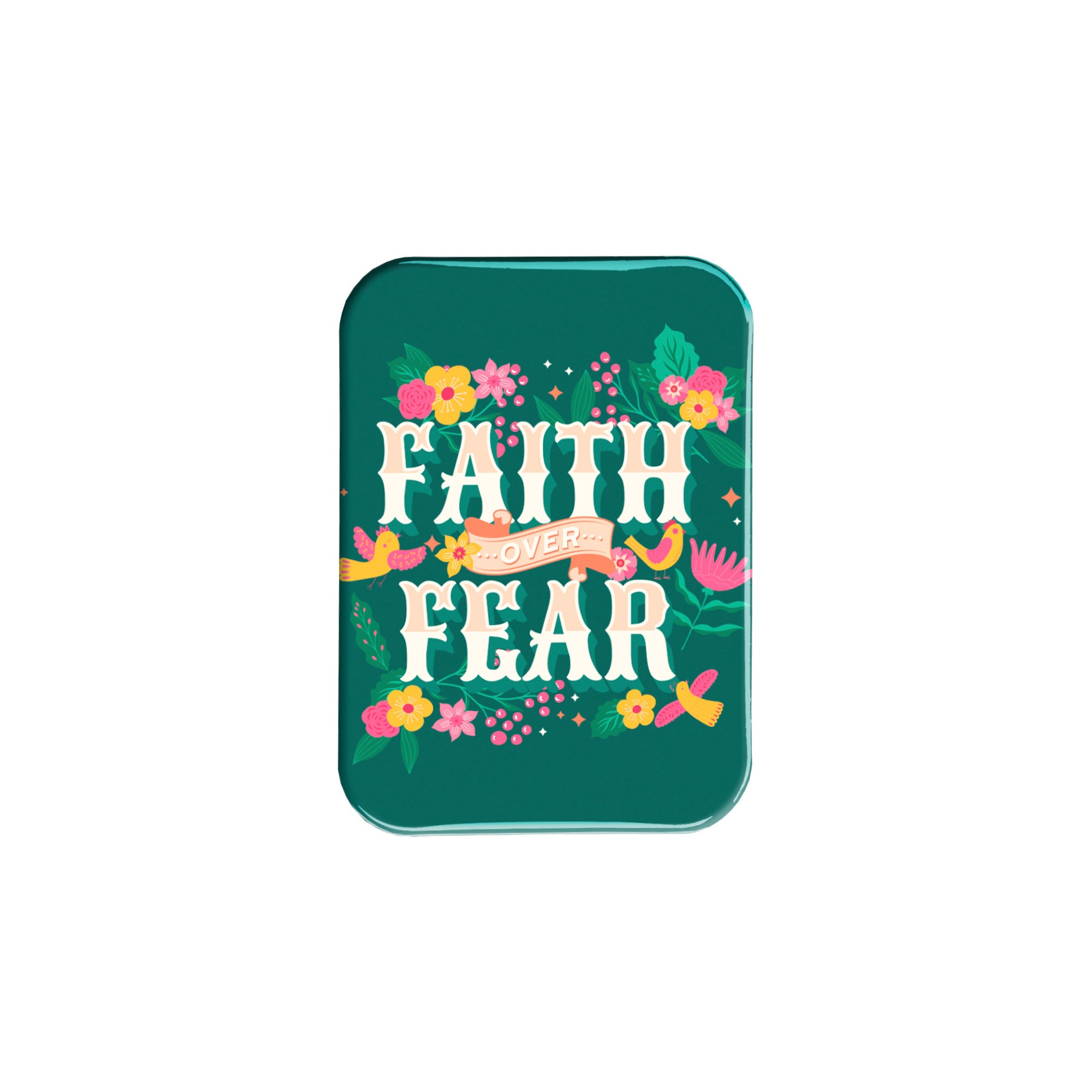"Faith over Fear" - 2.5" X 3.5" Rectangle Fridge Magnets