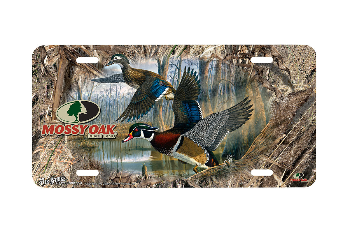 "Duck Blind Ringer and Five o Clock Shadows" - Decorative License Plate