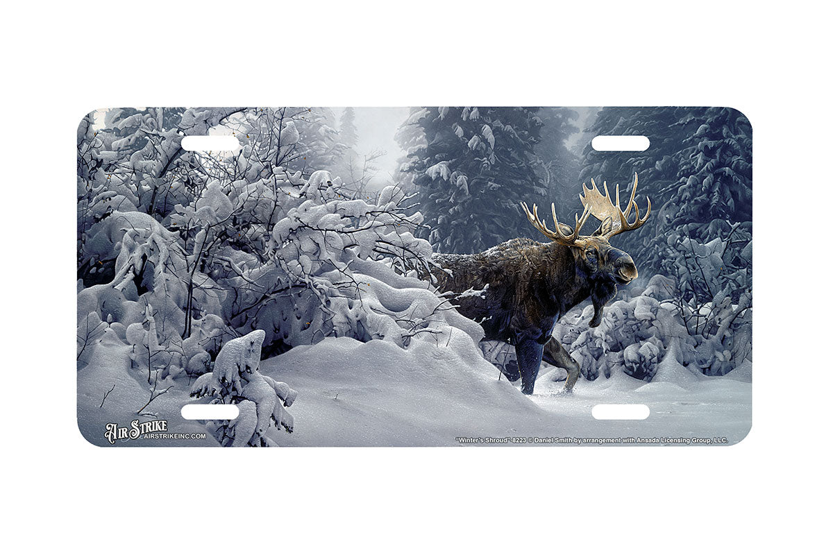 "Winter s Shroud" - Decorative License Plate
