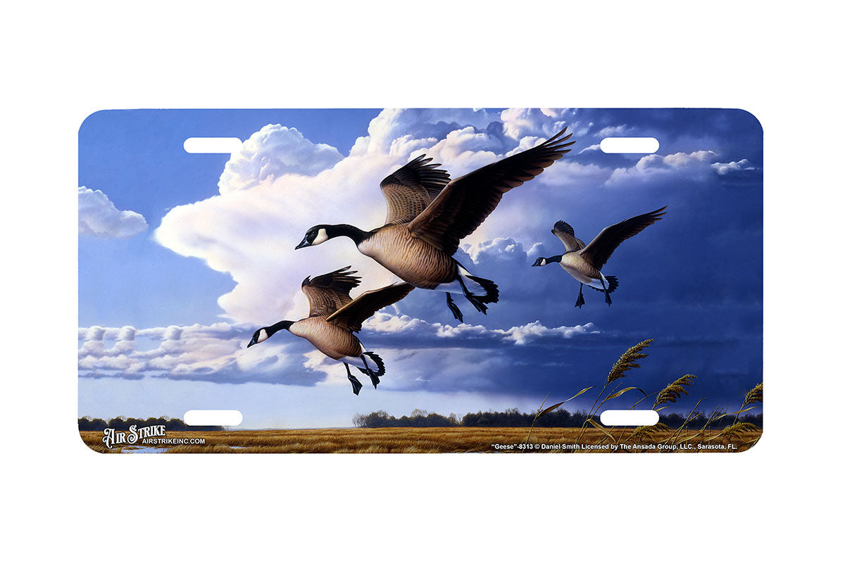 "Geese" - Decorative License Plate
