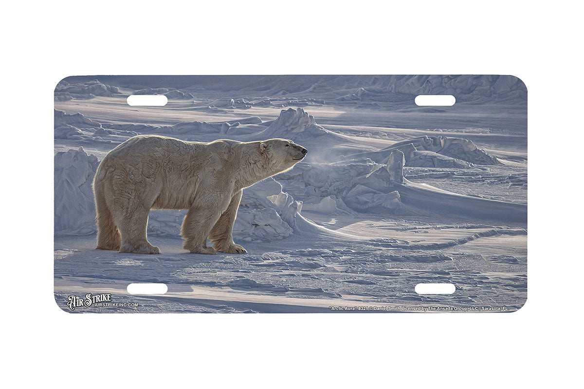 "Arctic Aura" - Decorative License Plate