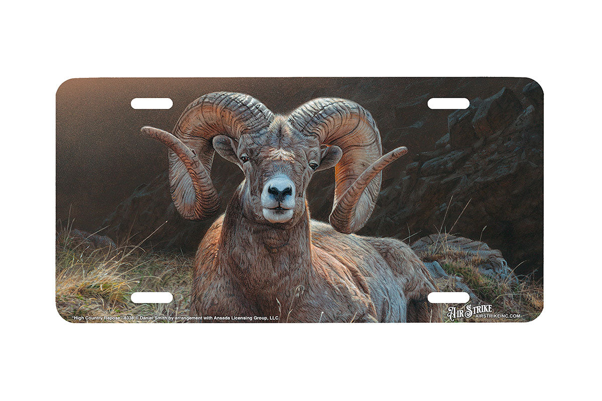 "High Country Repose" - Decorative License Plate