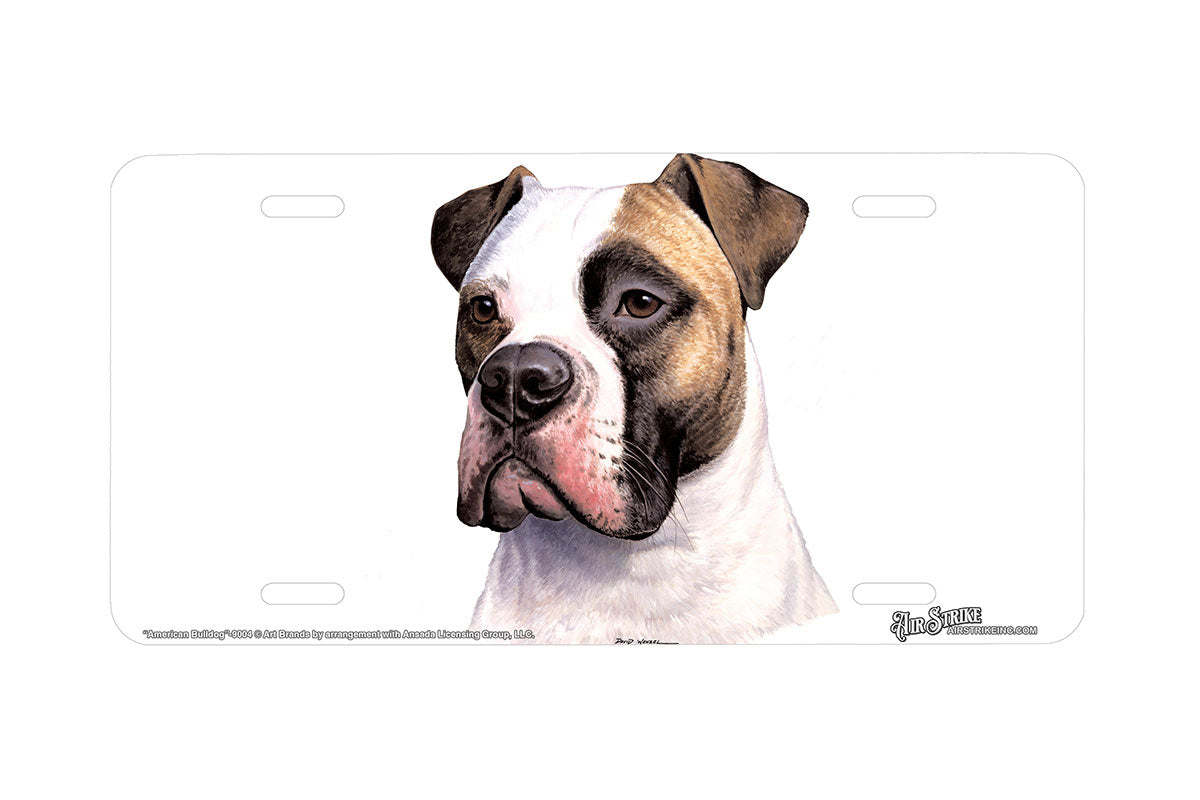 "American Bulldog" - Decorative License Plate