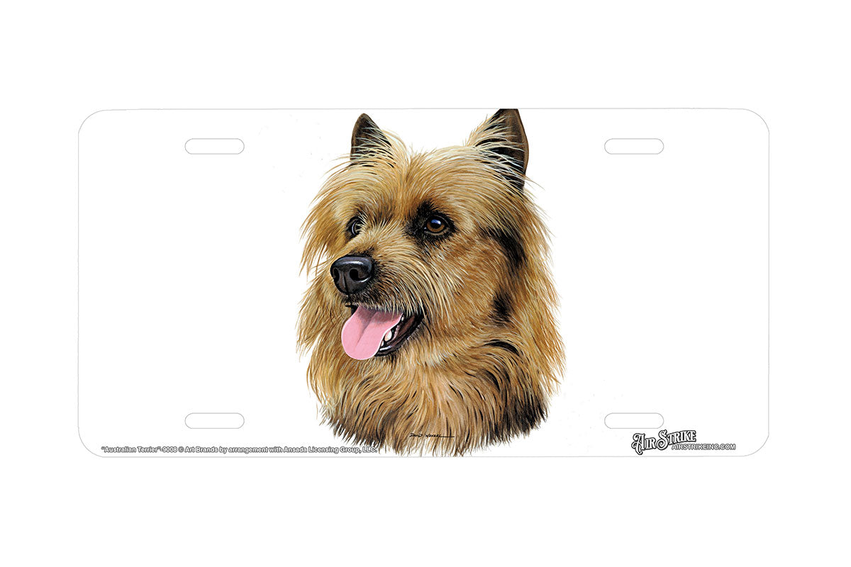"Australian Terrier" - Decorative License Plate