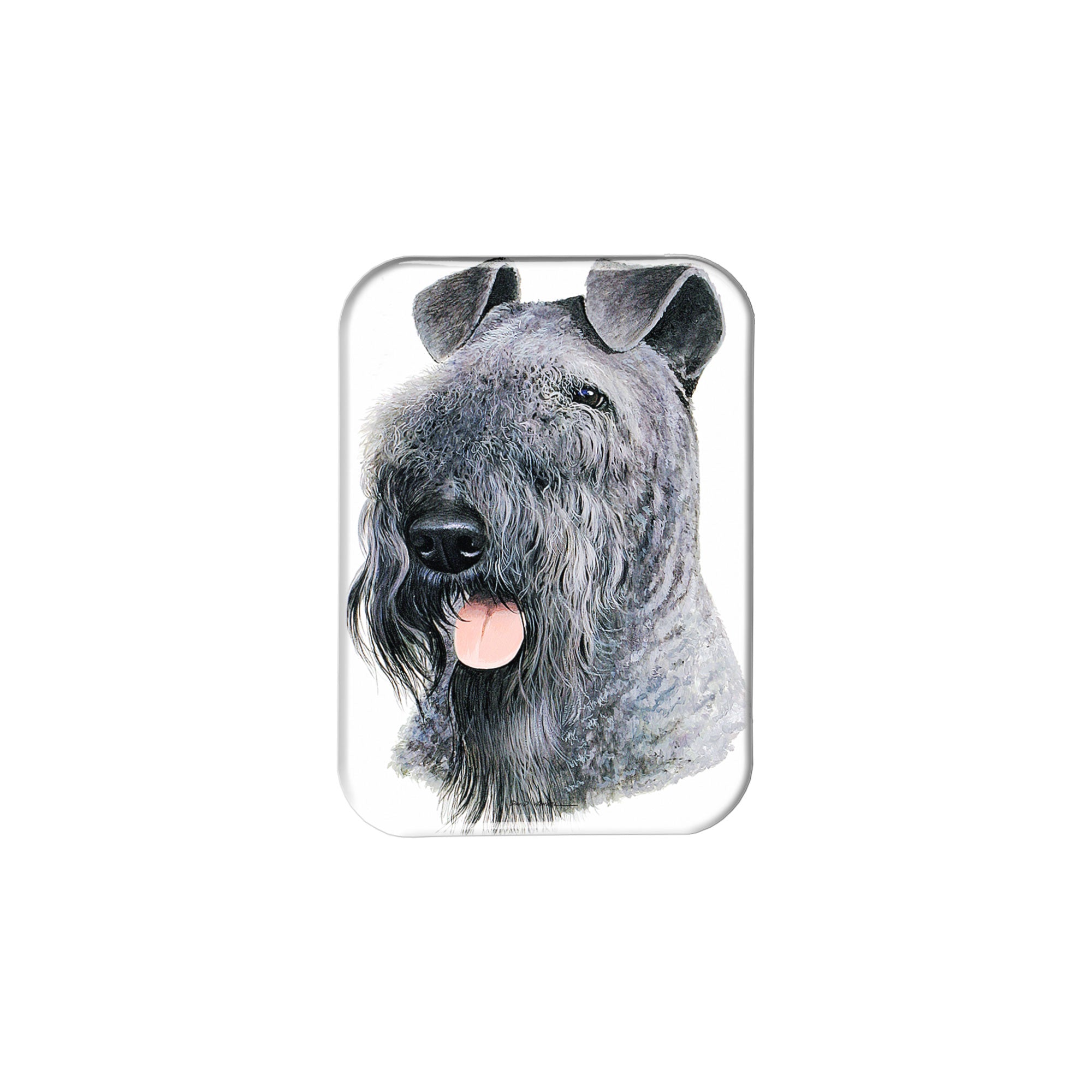 "Kerry Blue Terrier" - 2.5" X 3.5" Rectangle Fridge Magnets