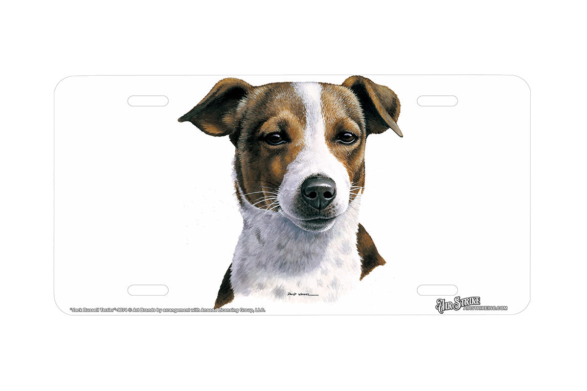 "Jack Russell Terrier" - Decorative License Plate