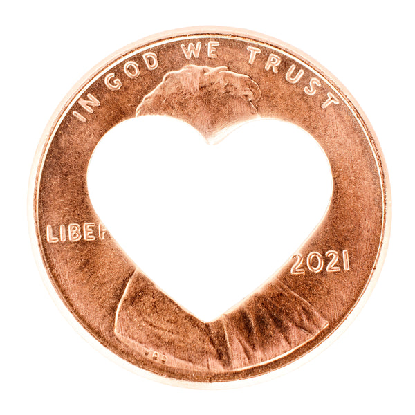 2021 Heart Pennies from Heaven Heart Penny