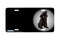 Airstrike® 273-OB-"Black Pug Puppy" Pug Dog License Plates