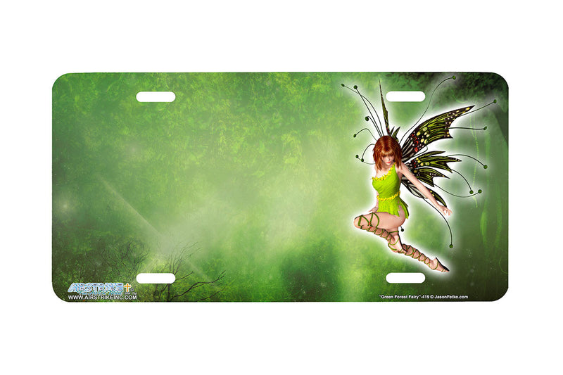 Airstrike® 419-" Green Forest Fairy" Fairy License Plates