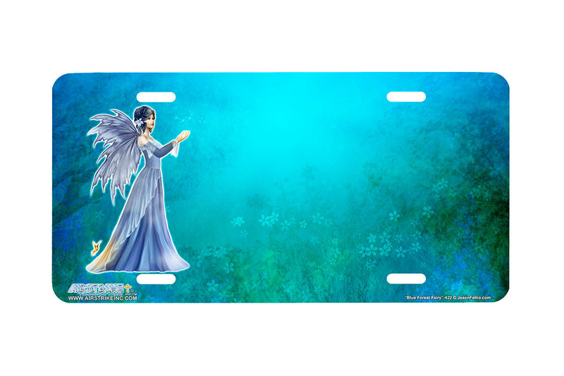Airstrike® 422-" Blue Forest Fairy" Fairy License Plates