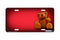 Airstrike® 316-"Teddy Bear on Red" Teddy Bear Airbrushed License Plates