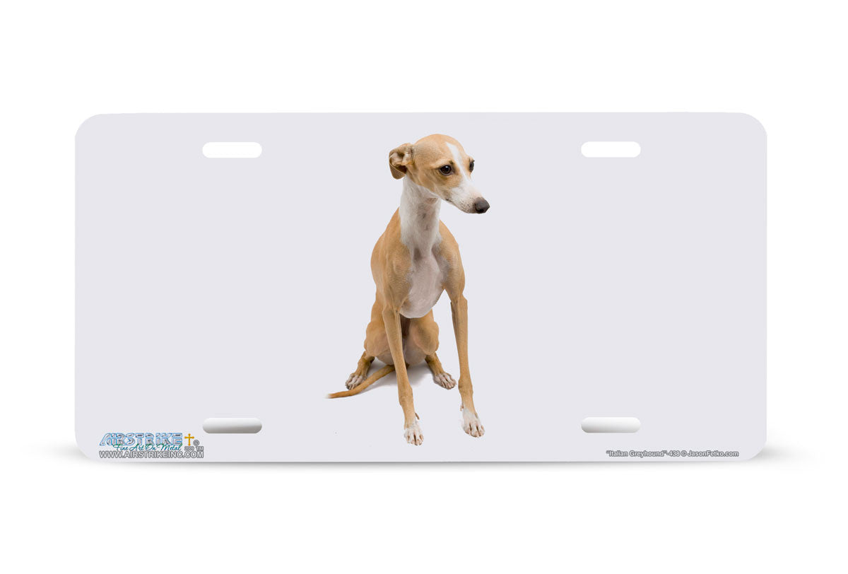 Airstrike® 438-"Italian Greyhound" Dog License Plates