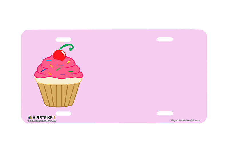 Airstrike® 499-"Cupcake" License Plate
