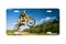 Airstrike® 274-Y-"Motocross Yellow" Motocross License Plates