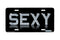 Airstrike® 277-&#8221;Sexy&#8221; Decorative License Plate