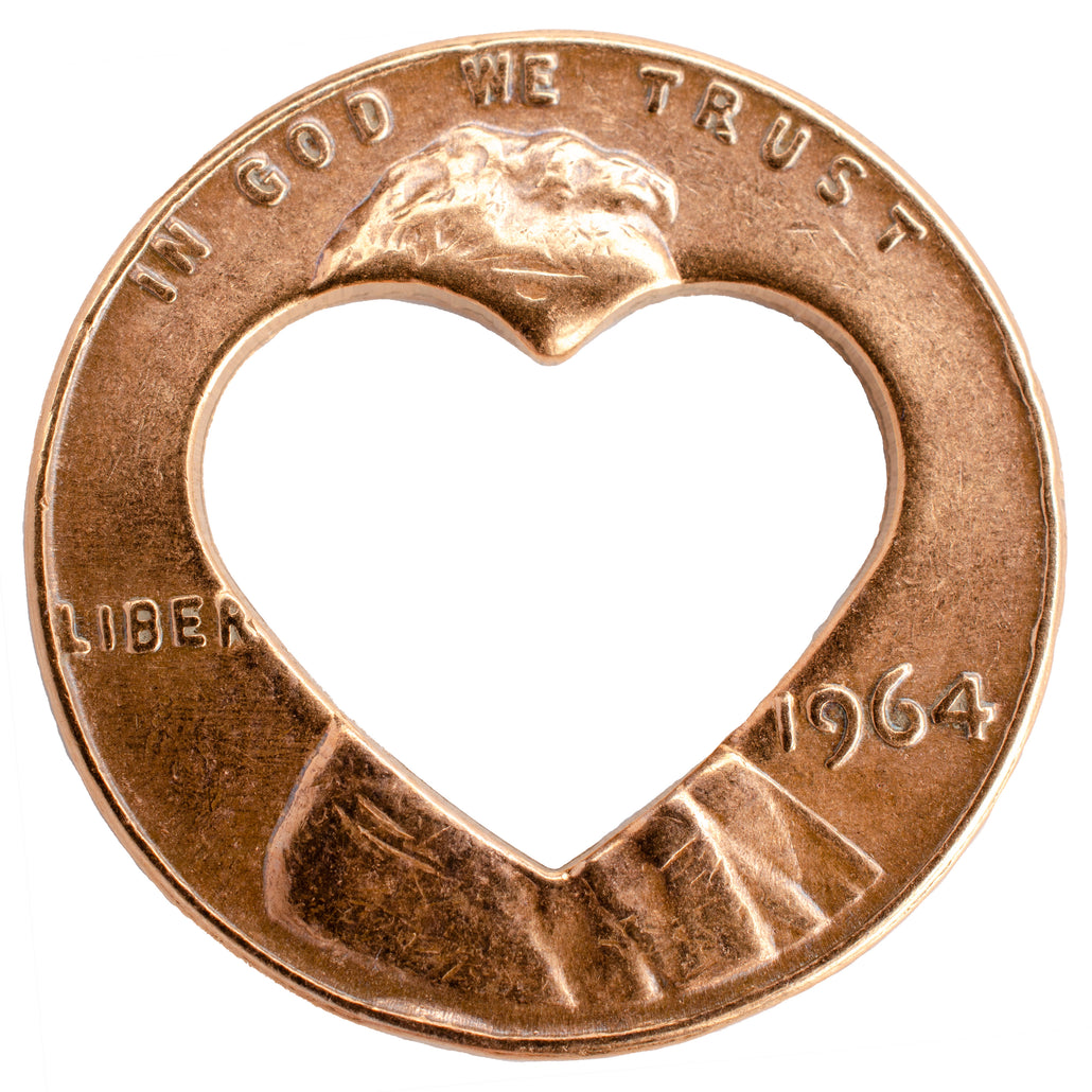 Heart Pennies from Heaven - Heart Penny